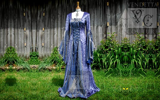 Callalily-020 medieval style dress