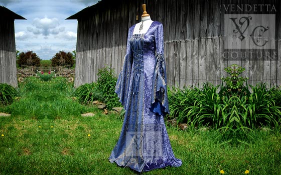 Callalily-020 medieval style dress