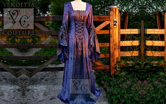 Callalily-020 medieval style dress