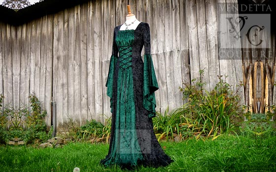 Callalily-021 medieval style dress