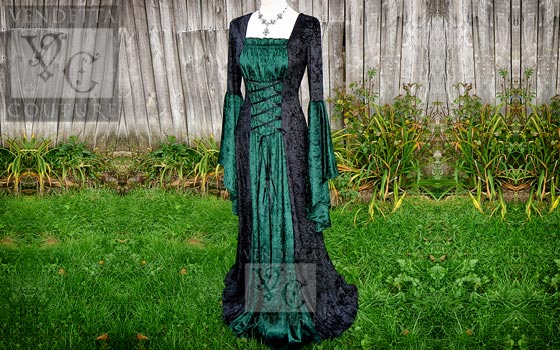 Callalily-021 medieval style dress