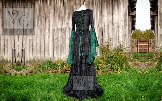 Callalily-021 medieval style dress