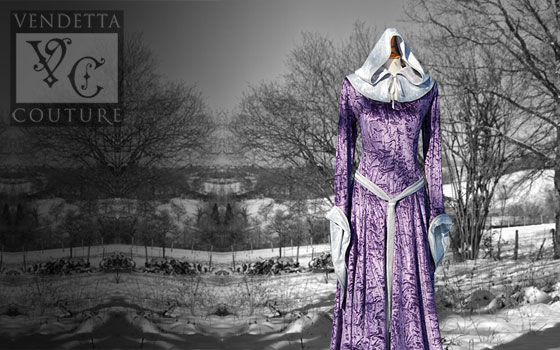 Calendine-012 medieval style dress