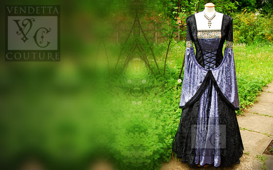 Daylily-012 medieval style dress