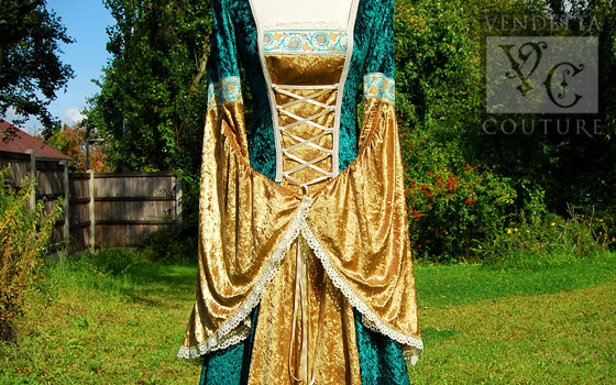 Daylily-013 medieval style dress