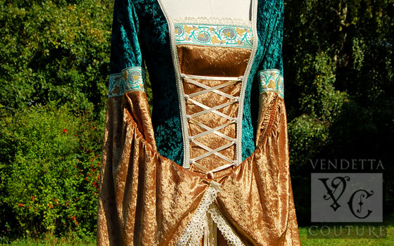 Daylily-013 medieval style dress