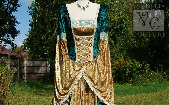 Daylily-013 medieval style dress