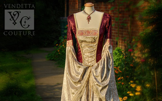 Daylily-014 medieval style dress