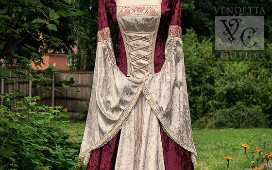 Daylily-014 medieval style dress