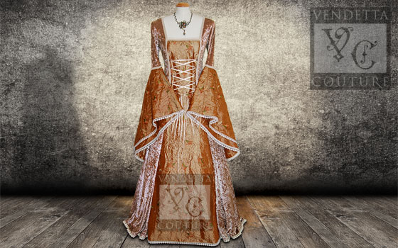 Daylily-015 medieval style dress