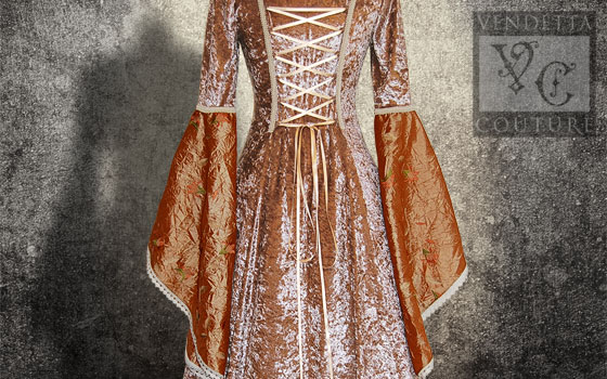 Daylily-015 medieval style dress