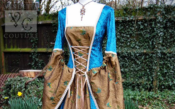 Daylily-016 medieval style dress