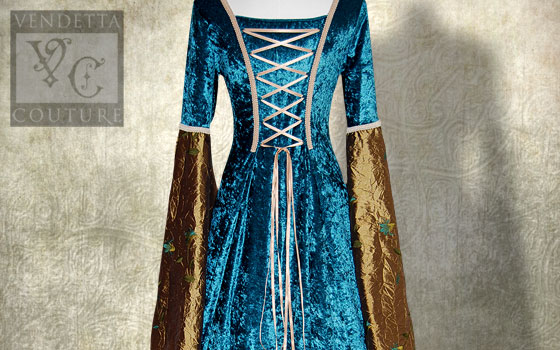 Daylily-016 medieval style dress