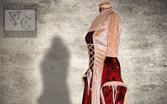 Daylily-018 medieval style dress