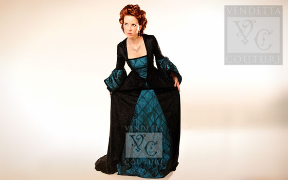 Anemone-012 medieval style dress