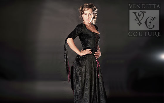 Hellebore-012 vintage style dress