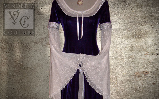 Larkspur-012 medieval style dress