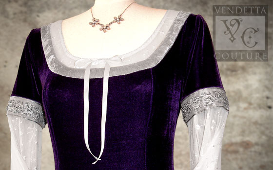 Larkspur-012 medieval style dress