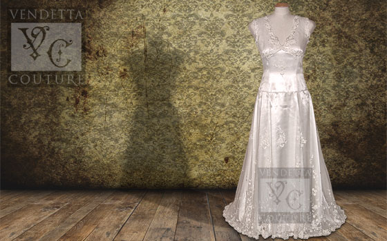 Peony-012 vintage style dress