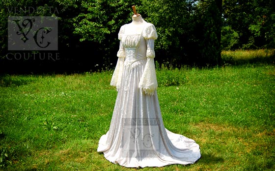 medieval wedding dress