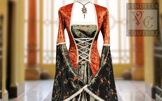 Lily-013 Medieval Style Dress