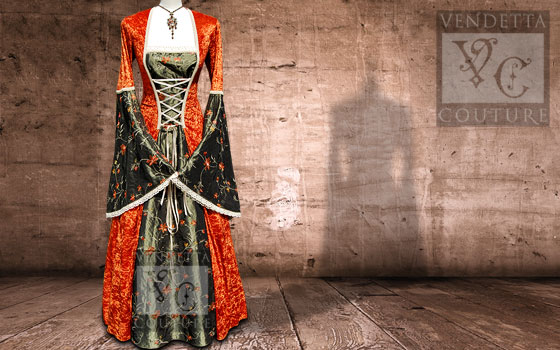 Lily-013 Medieval Style Dress