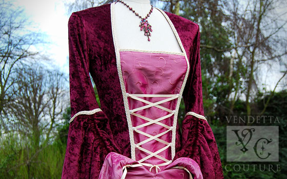 Lily-014 Medieval Style Dress