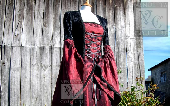 Lily-015a Medieval Style Dress