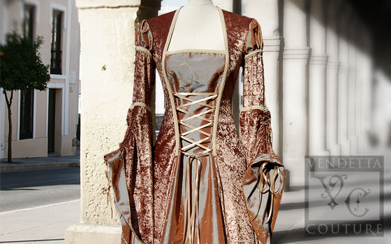 Lily-019 medieval style dress