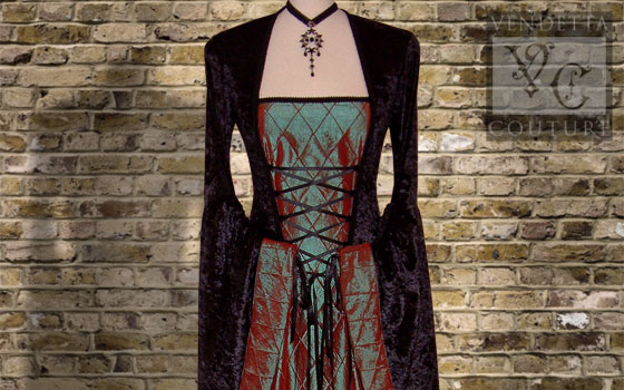 Lily-024a medieval style dress