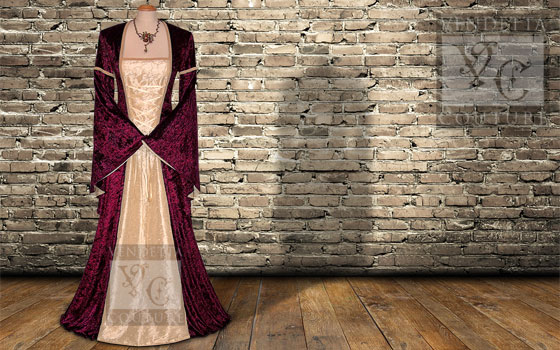 Lily-024 Medieval Style Dress