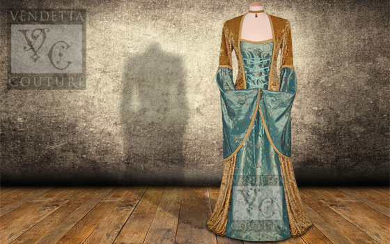 Lily-027 medieval style dress
