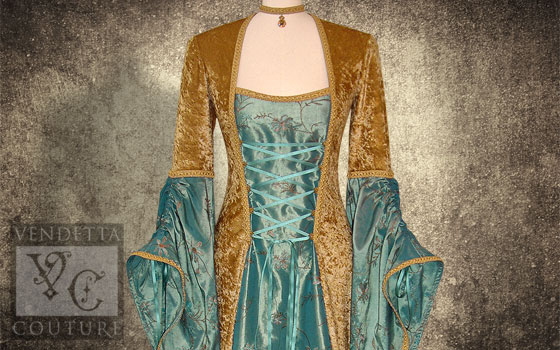 Lily-027 medieval style dress