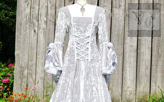 Orchid-014 Medieval Style Dress
