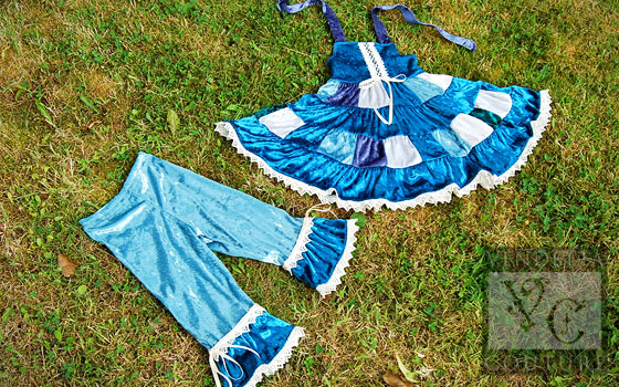 Petal-012 Child's Holly Hobby sun dress and bloomers