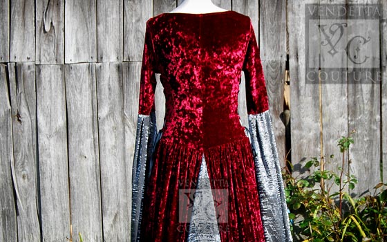 Rose-014 medieval style dress