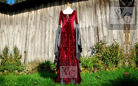 Rose-014 medieval style dress