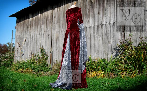 Rose-014 medieval style dress