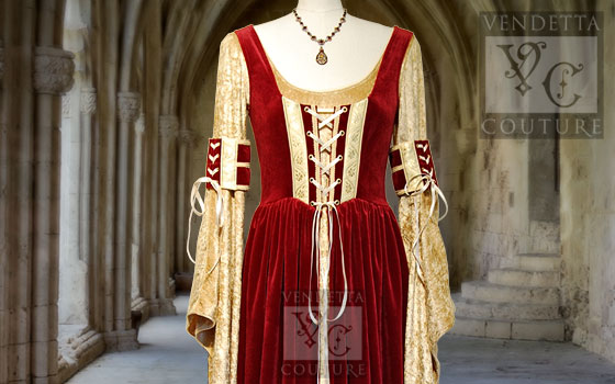 Sorrel-012 Medieval Style Dress