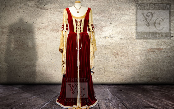 Sorrel-012 Medieval Style Dress
