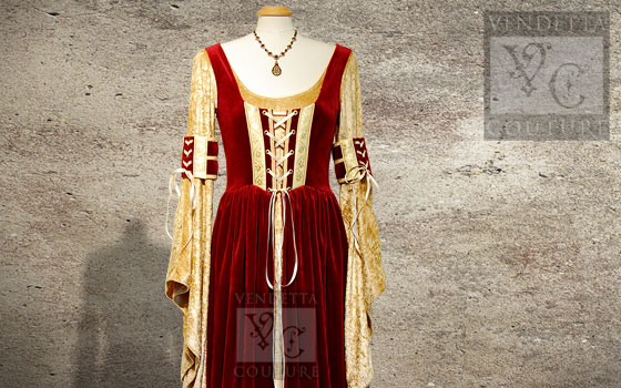 Sorrel-012 Medieval Style Dress