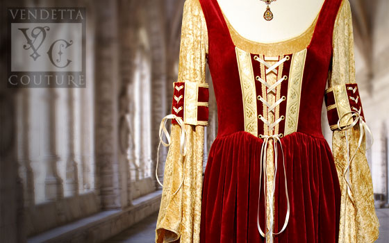 Sorrel-012 Medieval Style Dress