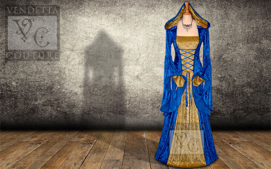 Violet-014 Medieval Style Dress