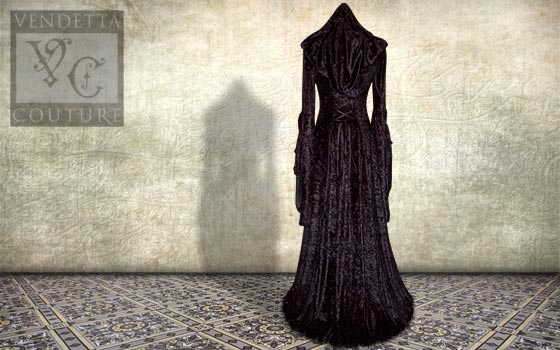 Violet-015 medieval style dress
