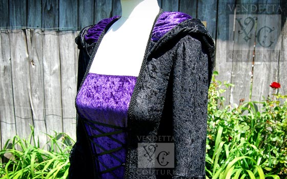 Violet-016 medieval style dress