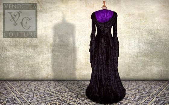 Violet-016 medieval style dress