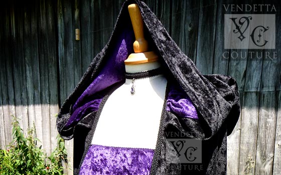 Violet-016 medieval style dress