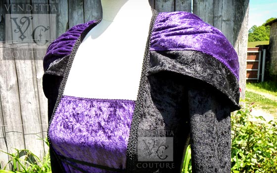 Violet-016 medieval style dress