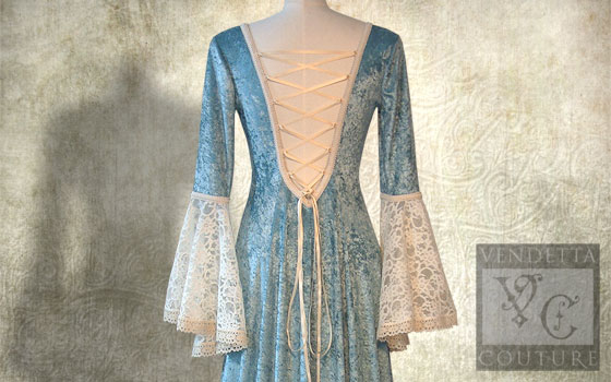 Waterlily-012 medieval style dress
