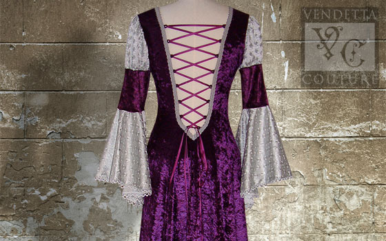 Waterlily-014 Medieval Style Dress